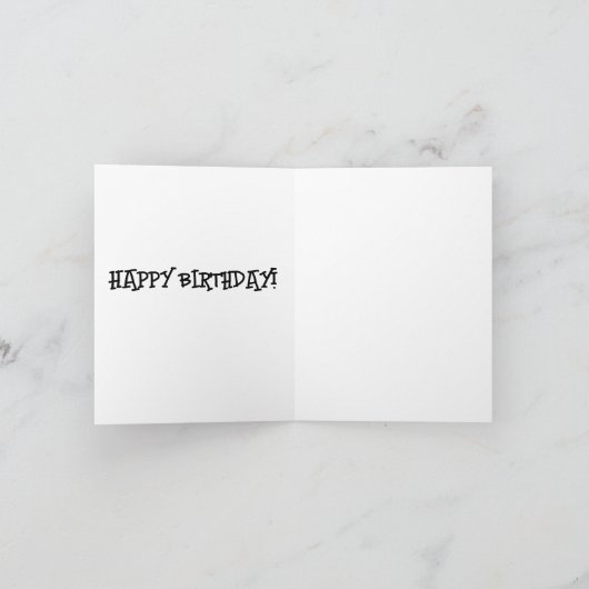 GREYHOUND Birthday Kaart (Binnen)