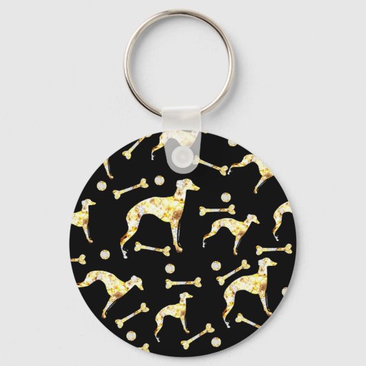 GREYHOUND BLING SLEUTELHANGER (Voorkant)