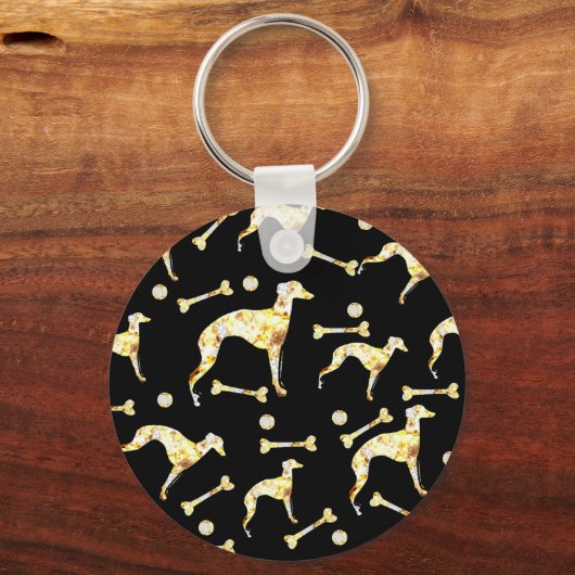 GREYHOUND BLING SLEUTELHANGER (Voorkant)