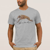 Greyhound Born om Hond Art T Shirt uit te voeren (Voorkant)