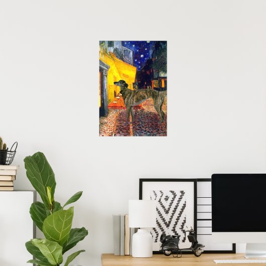 Greyhound (br8) - Terrace Cafe Poster (Thuiskantoor)