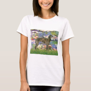 Greyhound (br8) - Waterlelies 2 T-shirt