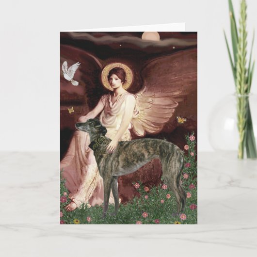 Greyhound (br) - Zittende engel Kaart (Voorkant)