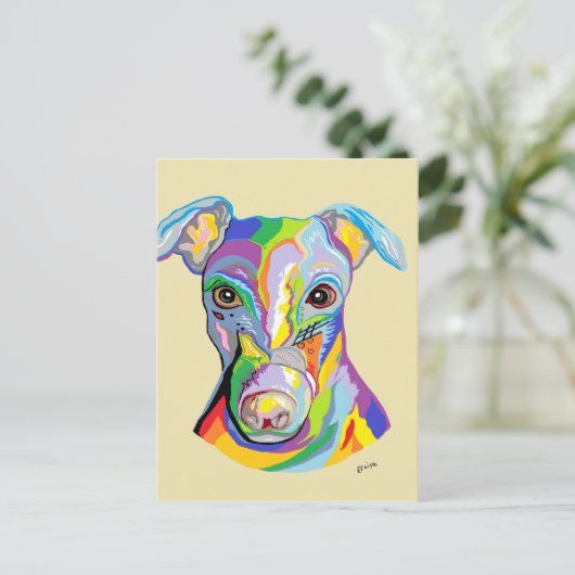 GREYHOUND BRIEFKAART (Staand voorkant)