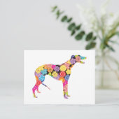 Greyhound Briefkaart (Staand voorkant)