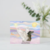 Greyhound Briefkaart (Staand voorkant)