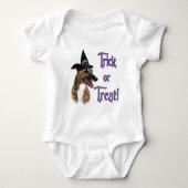 Greyhound (brindle) Trick Romper (Voorkant)