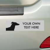 Greyhound Bumpersticker (Op auto)