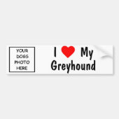 Greyhound Bumpersticker (Voorkant)