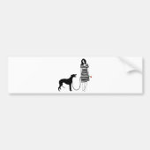 Greyhound Bumpersticker (Voorkant)