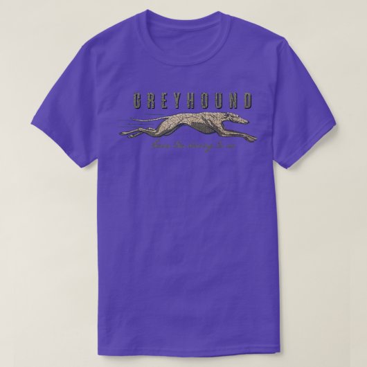 Greyhound Bus Lines Glory 1 T-shirt (Design voorkant)