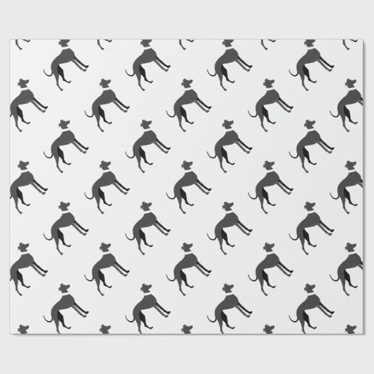 Greyhound Cadeaupapier (Vlak)