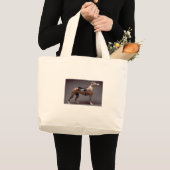 Greyhound carousel grote tote bag (Voorkant (product))