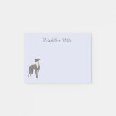 Greyhound Cartoon Dog Persoonlijk Post-it® Notes (Voorkant)