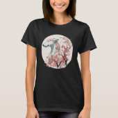Greyhound Cherry Blossom Hondenras Japans Sakura T-shirt (Voorkant)
