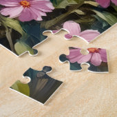 Greyhound Coastal Weide Kunst Legpuzzel (Zijkant)