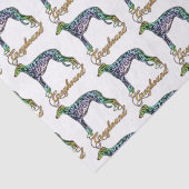 Greyhound Colorful Brindle Tissue Paper Tissuepapier (Detail)