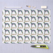 Greyhound Colorful Brindle Tissue Paper Tissuepapier (Craft)