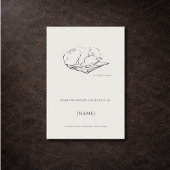 Greyhound- Custom Ex libris bookplate  Rechthoekige Sticker