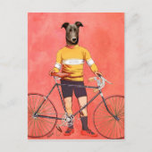 Greyhound Cyclist 2 Briefkaart (Voorkant)