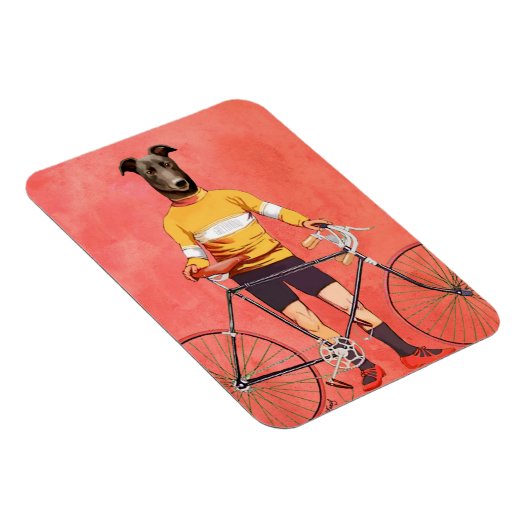 Greyhound Cyclist 2 Magneet (Rechterzijde)
