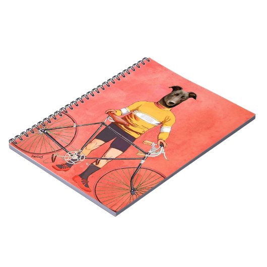 Greyhound Cyclist 2 Notitieboek (Linkerzijde)