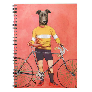 Greyhound Cyclist 2 Notitieboek