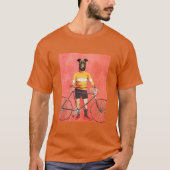 Greyhound Cyclist 2 T-shirt (Voorkant)