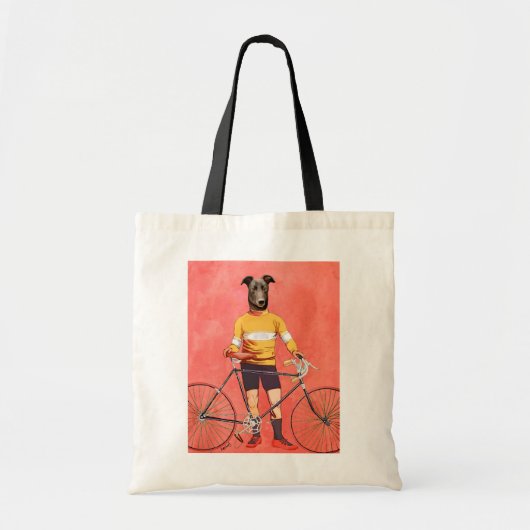 Greyhound Cyclist 2 Tote Bag (Voorkant)