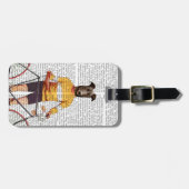 Greyhound Cyclist Bagagelabel (Voorkant horizontaal)