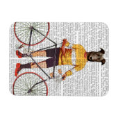 Greyhound Cyclist Magneet (Horizontaal)