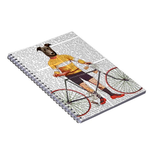 Greyhound Cyclist Notitieboek (Rechterzijde)