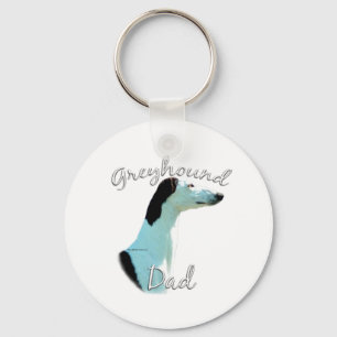 Greyhound Dad 2 Sleutelhanger