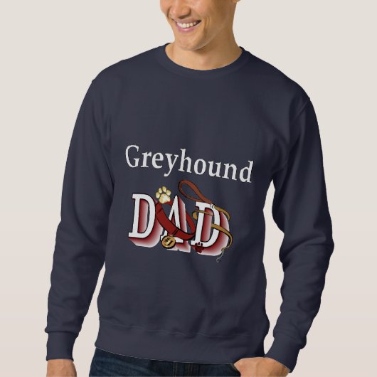Greyhound Dad Gifts Trui (Voorkant)