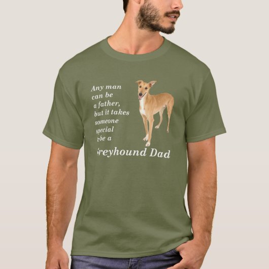 Greyhound Dad T-Shirt (Voorkant)