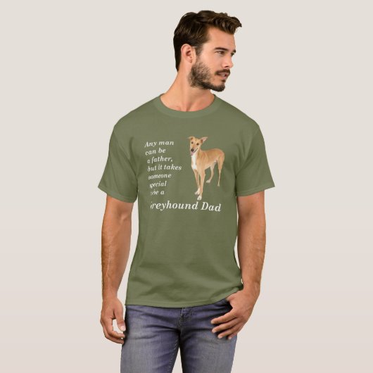 Greyhound Dad T-Shirt (Voorkant volledig)