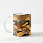 Greyhound Dog Abstract Art Design Koffiemok (Links)