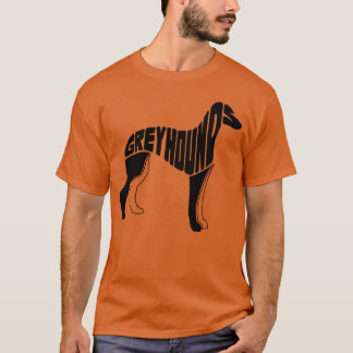 Greyhound Dog Art boy meisje T-shirt