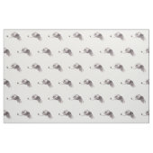Greyhound Dog Art Fabric Stof (Fat Quarter)