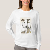 Greyhound Dog Art Shirt (Voorkant)