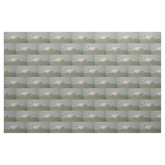 Greyhound Dog ArtFabric Stof (Fat Quarter)