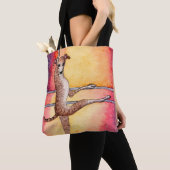 Greyhound Dog Ballerina Tote Bag (Dichtbij)