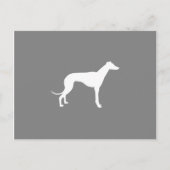 Greyhound Dog Briefkaart (Voorkant)