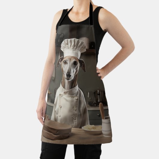 Greyhound Dog Chef Schort (Insitu)