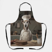 Greyhound Dog Chef Schort (Voorkant)