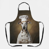 Greyhound Dog Chef Schort (Voorkant)