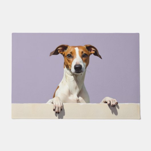 Greyhound Dog Doormat Art Deurmat (Voorkant)