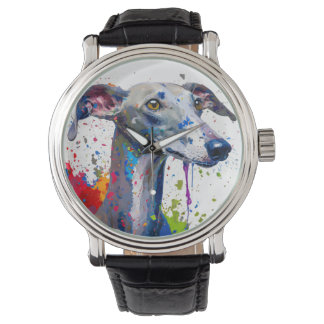 Greyhound Dog Horloge