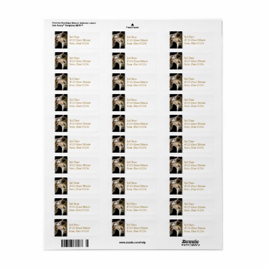 Greyhound Dog Mailing Labels (Full Sheet)