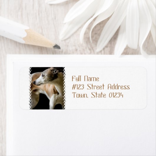 Greyhound Dog Mailing Labels (Insitu)